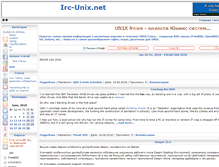 Tablet Screenshot of irc-unix.net